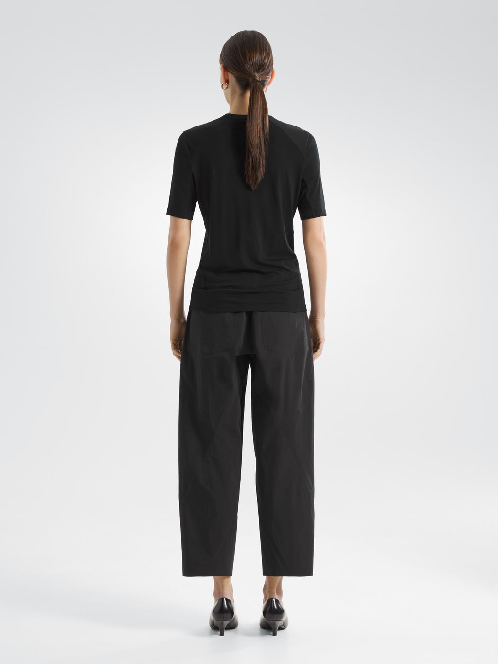 Frame Shirt SS Women's Black Back View