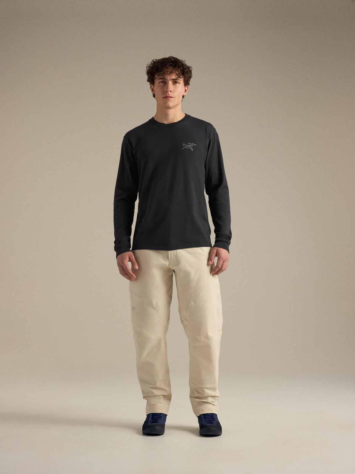Kragg SL Cotton Shirt LS Black Full Body