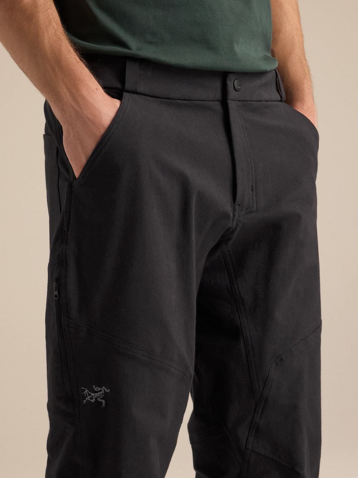 Cronin AR Pant Black Waist Detail
