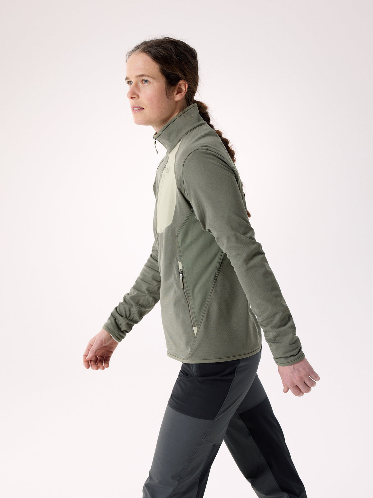Delta Jacket Women's Forage / Habitat Side View