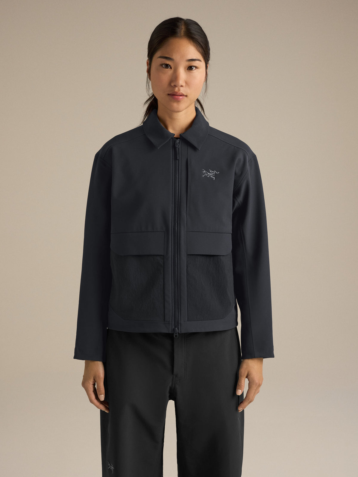 Sonii MX Jacket Women's Black Front View