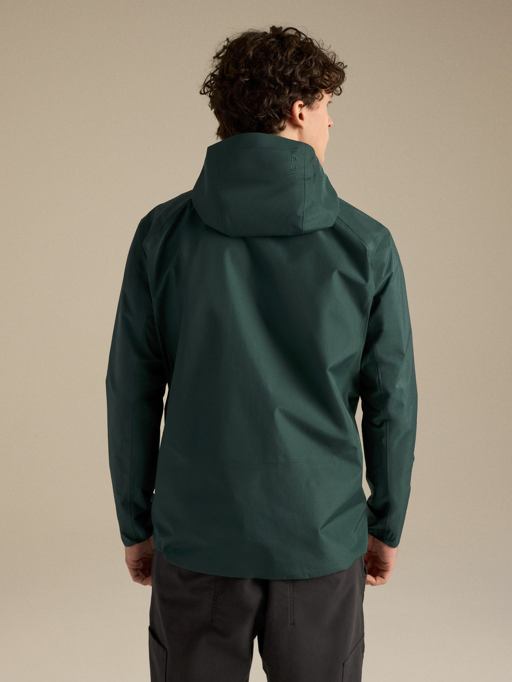 Solano Hoody Dark Jade Back View