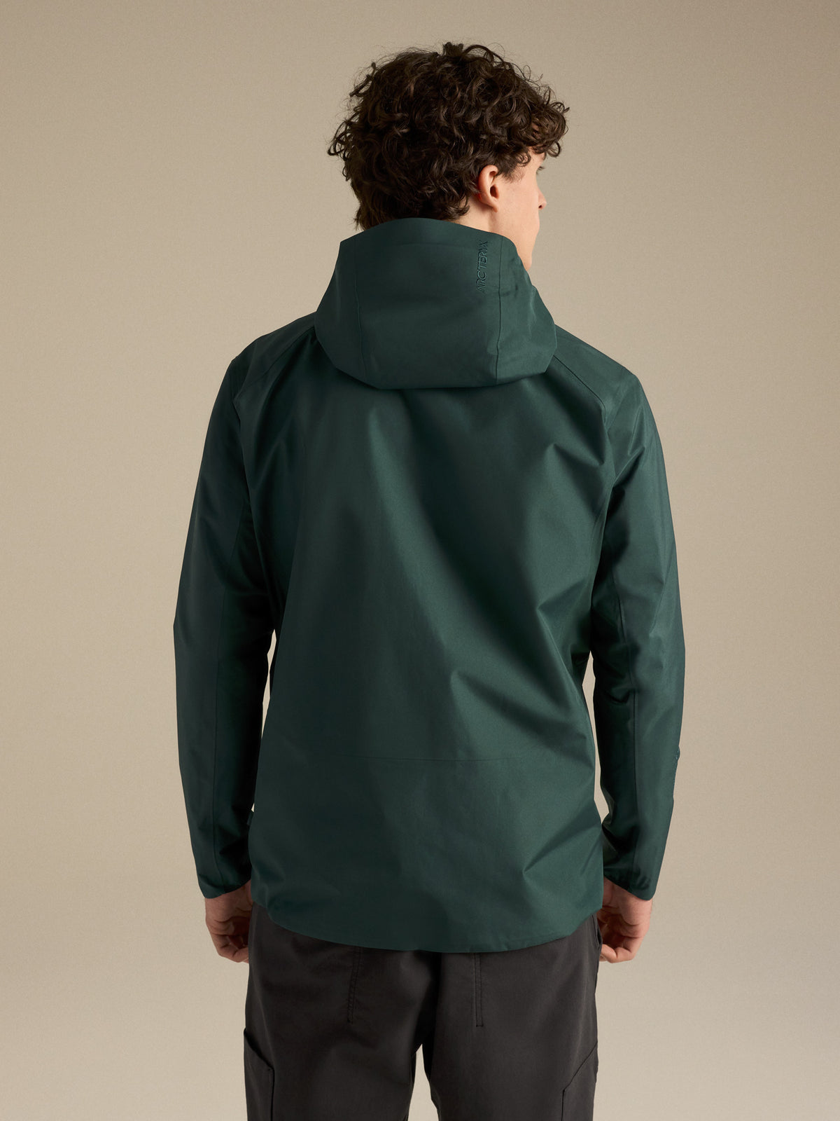 Solano Hoody Dark Jade Back View