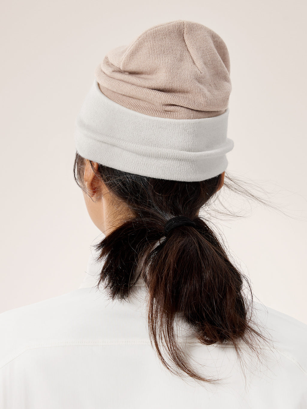 Color Block Toque Rune / Arctic Silk Back View