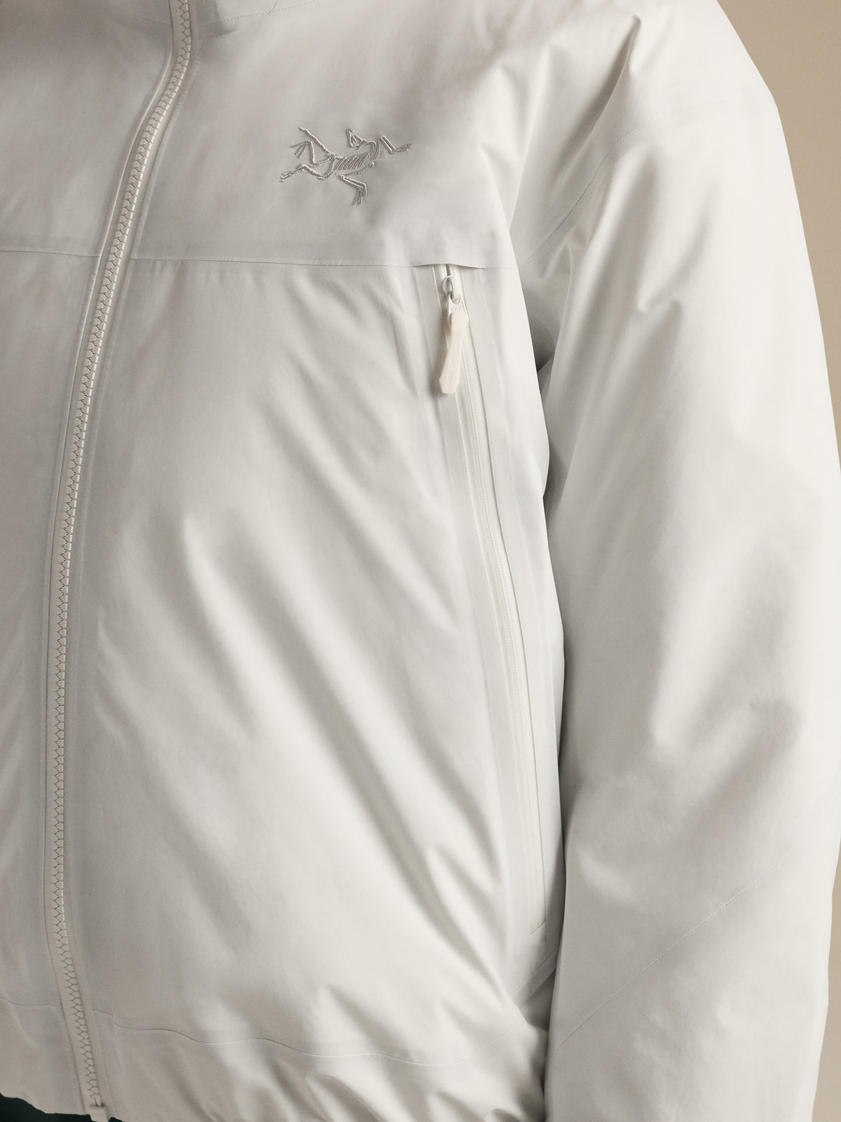 Altira Insulated Cropped Jacket Women's Arctic Silk Fabric Detail