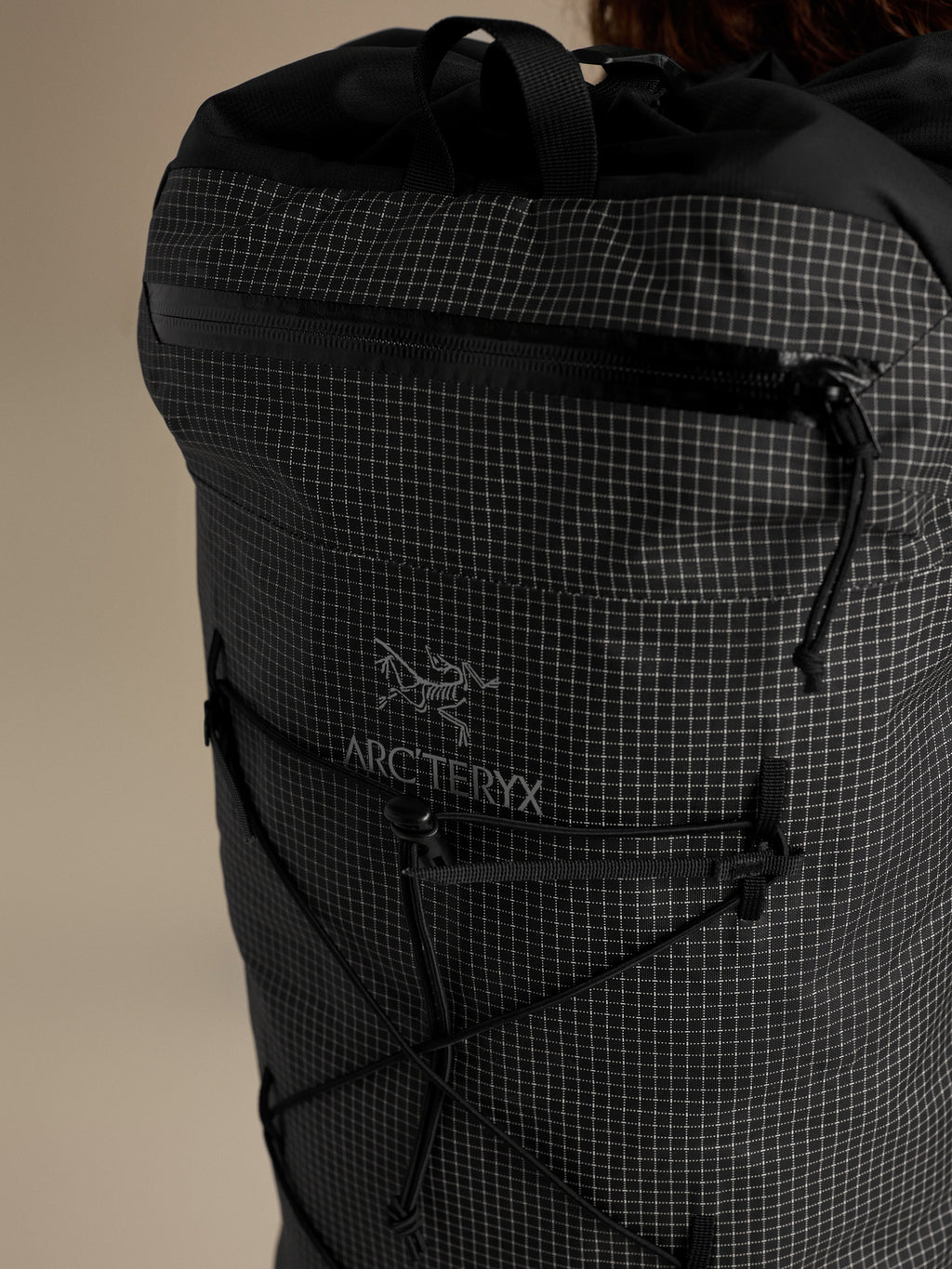 Alpha FL 20 Backpack Black Fabric Detail