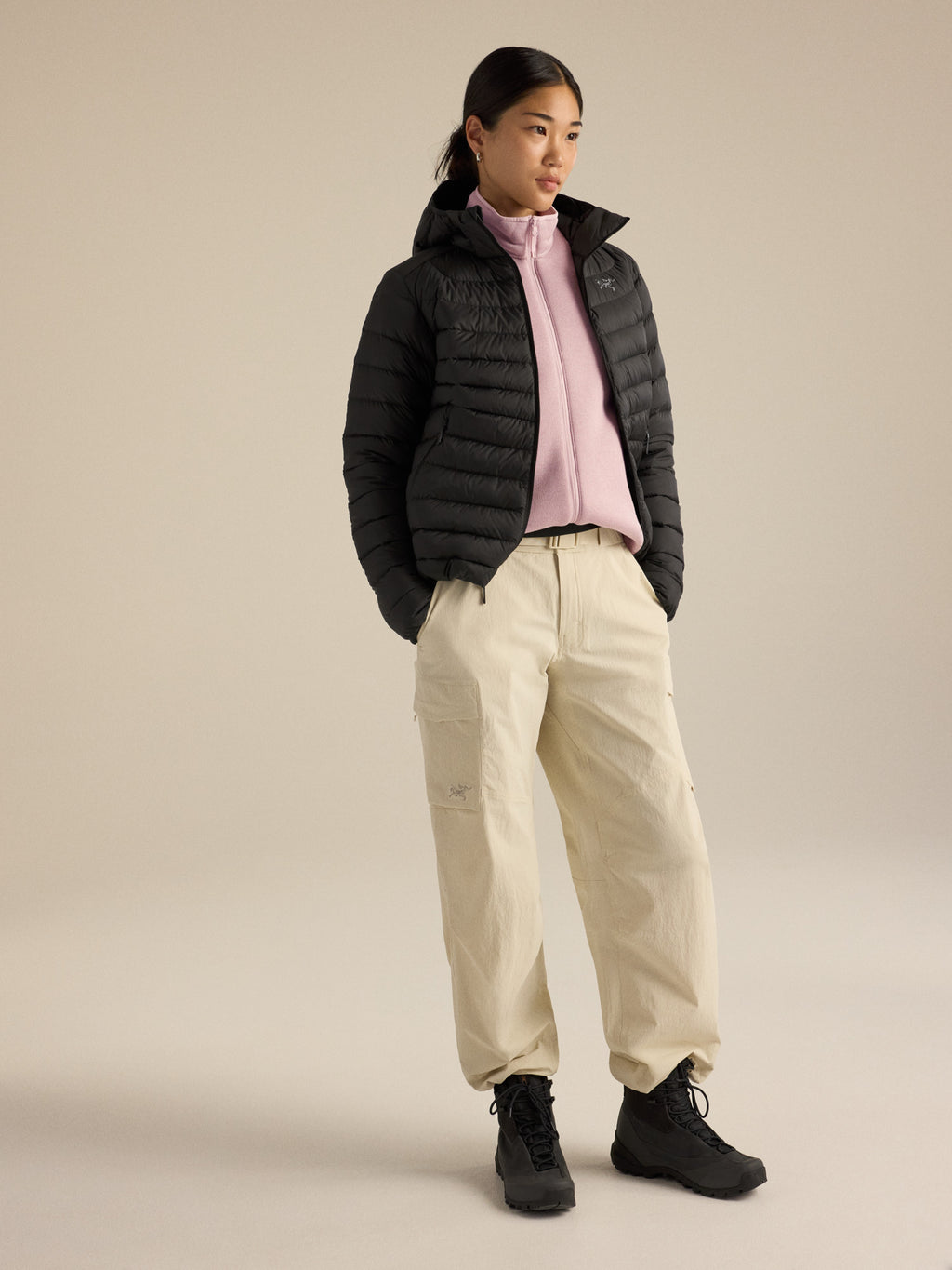 Covert Cardigan Women's Alpine Rose Heather Hover