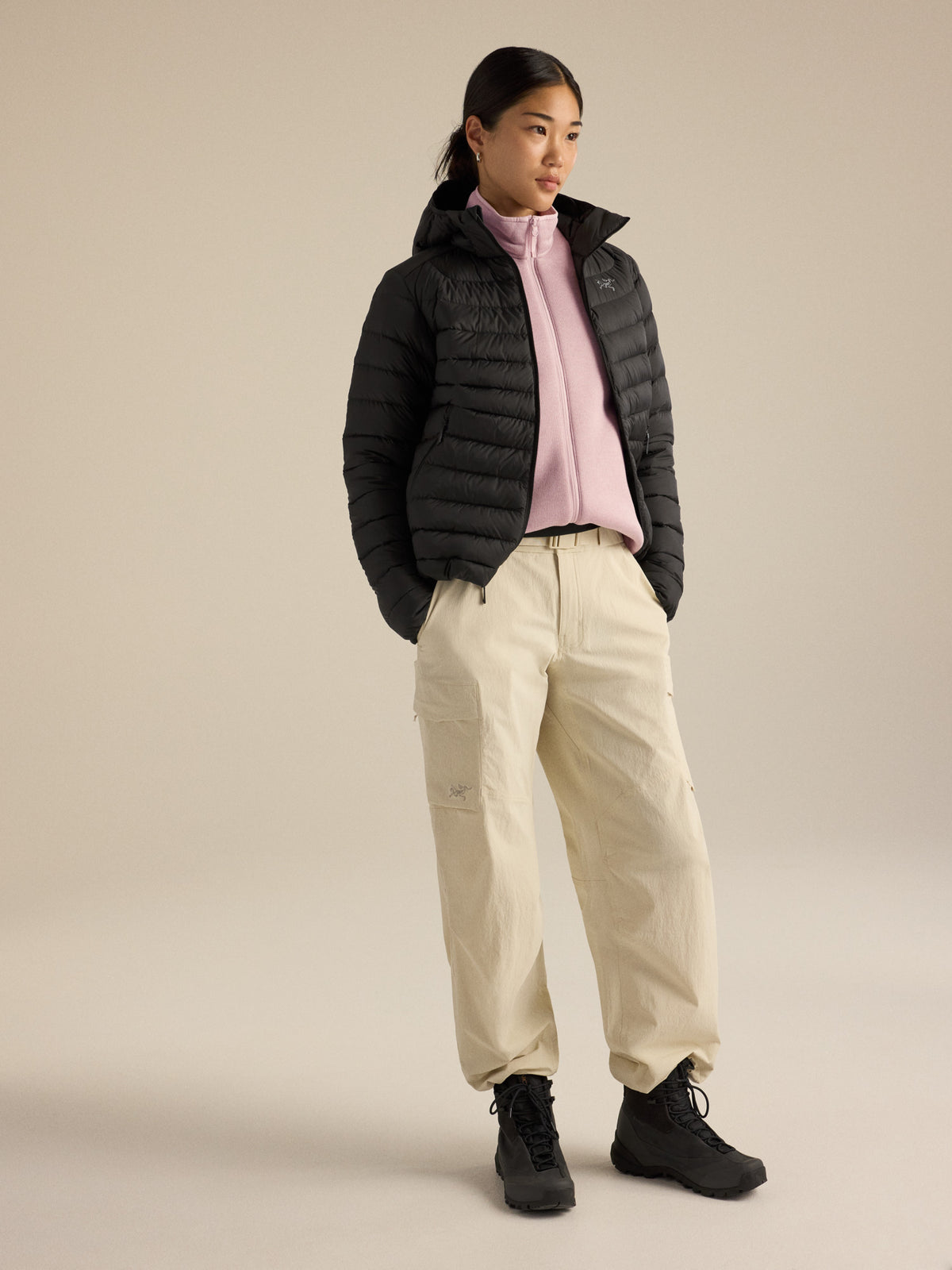 Covert Cardigan Women's Alpine Rose Heather Hover