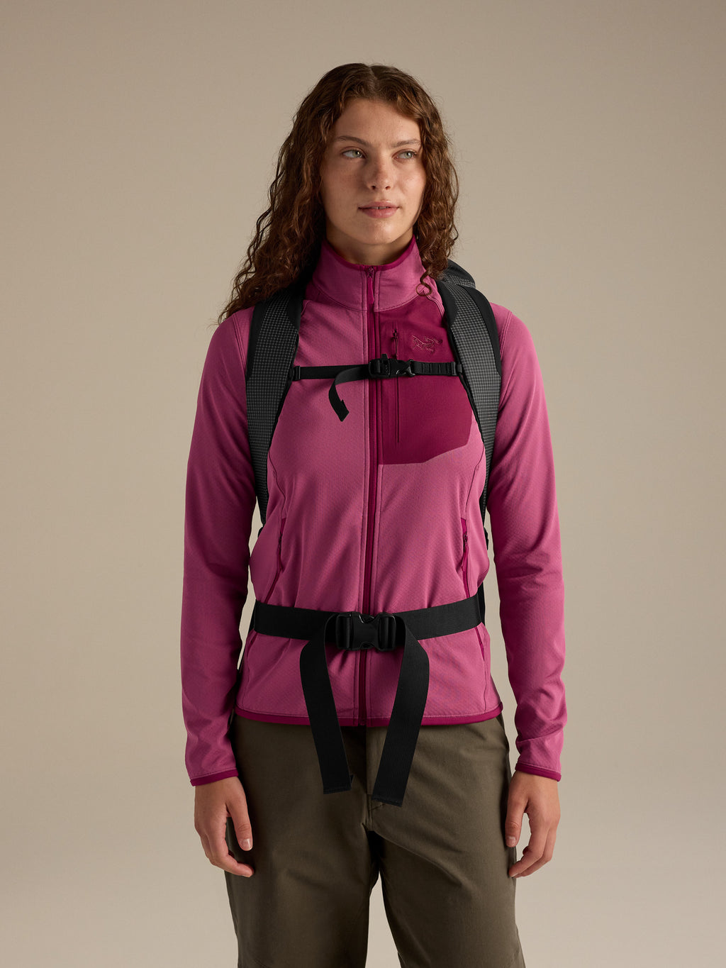 Alpha FL 20 Backpack Black Back View