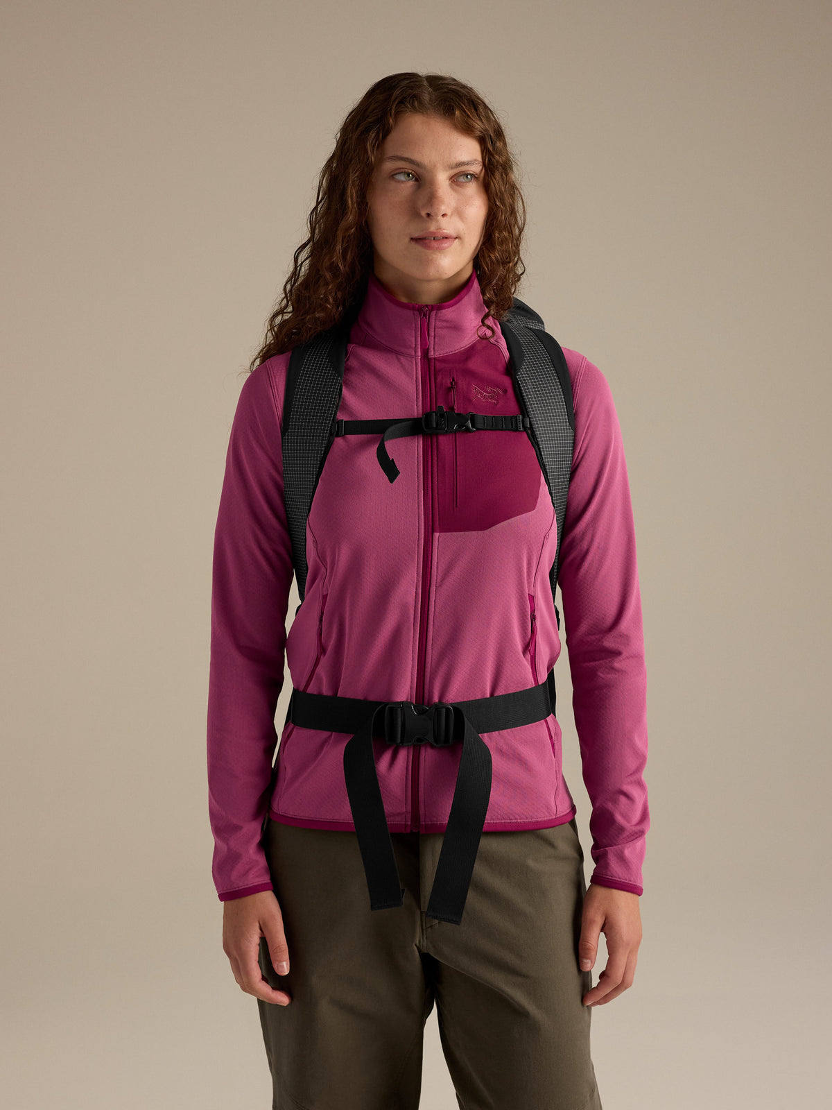 Alpha FL 20 Backpack Black Back View