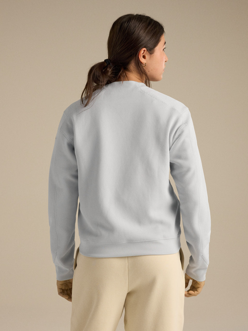 Olera Crew Neck Pullover Women's Solitude Back View