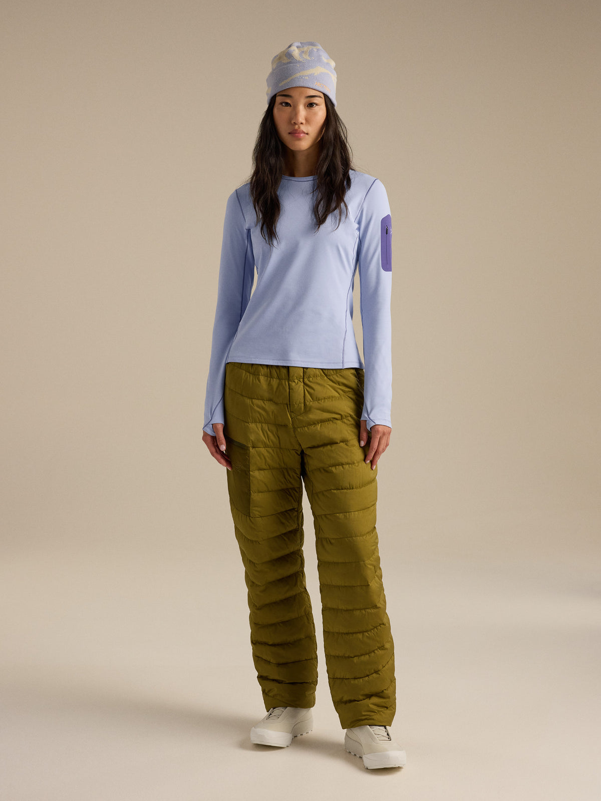 Omineca Down Pant Women's Bracken / Dk Bracken Full Body