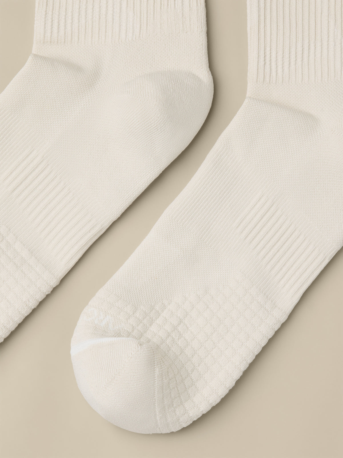Synthetic Mid Grotto Sock Sea Salt / White Fabric Detail 1