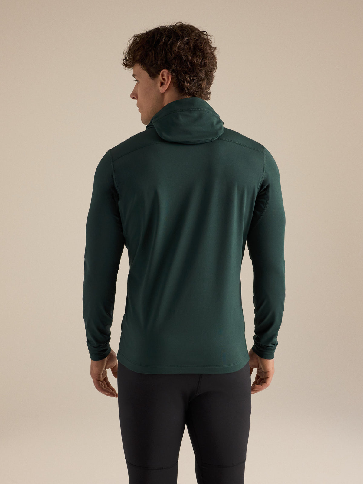Rho LT Hoody Dark Jade Back View