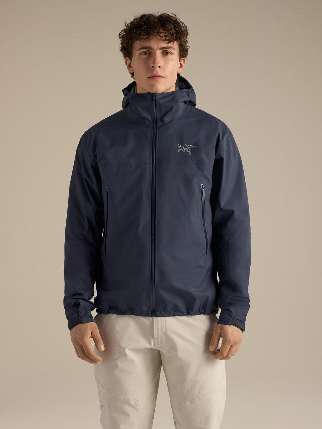 Beta Jacket Black Sapphire Front View