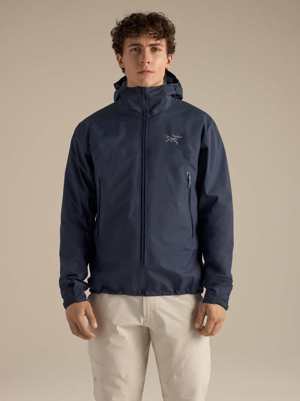 Beta Jacket Black Sapphire Front View