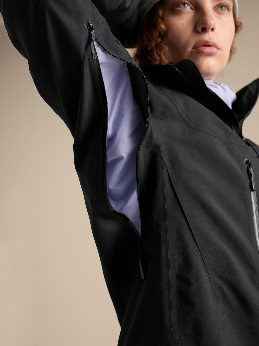 Alpha SV Jacket Women's Black Pit Zip