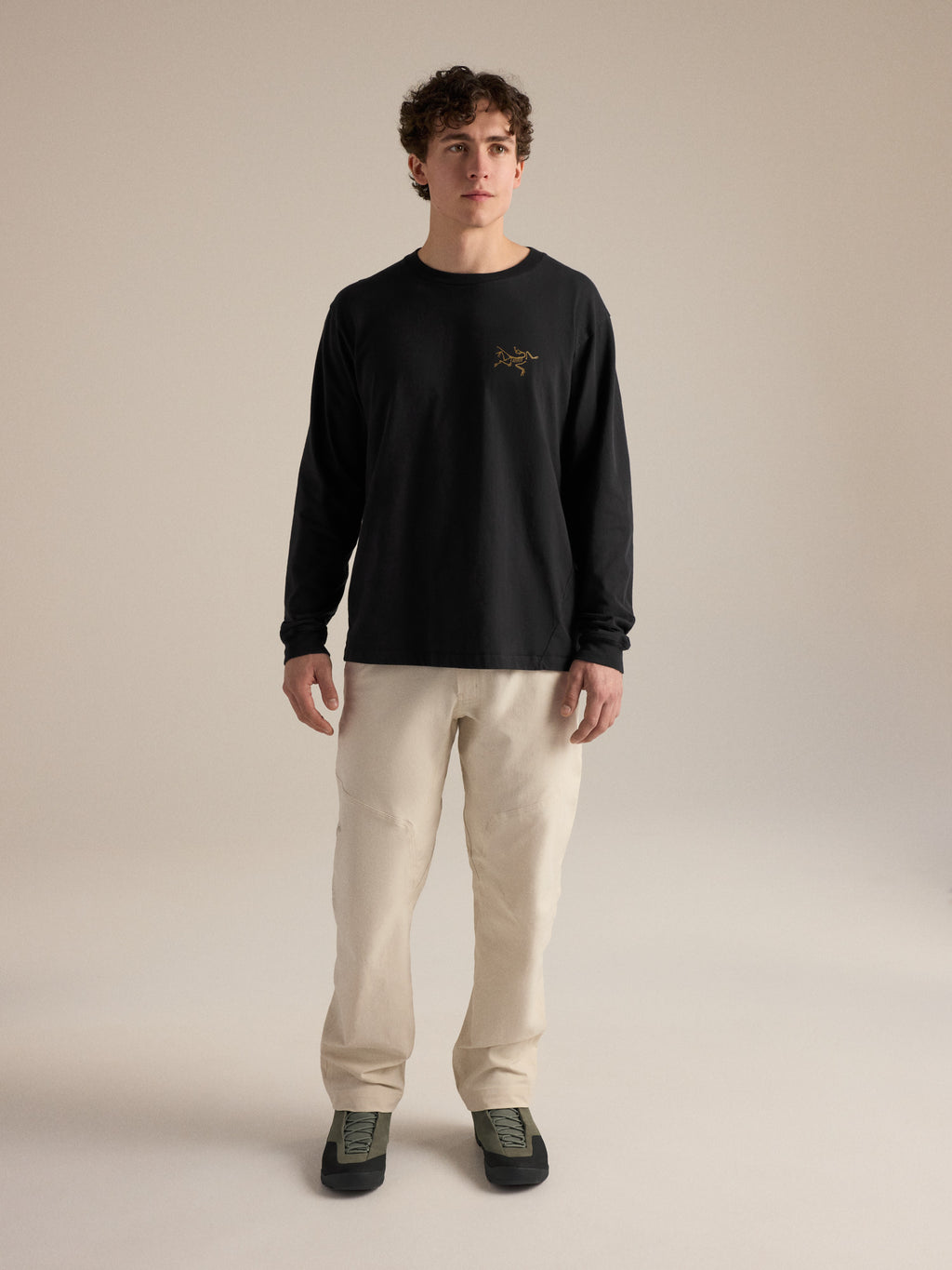 Kragg Cotton Shirt LS 24K Black Full Body
