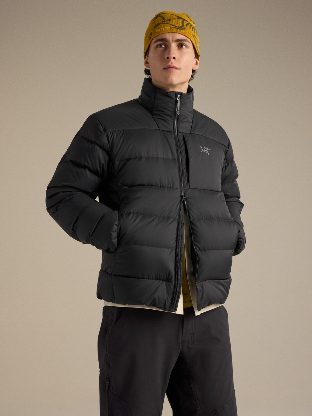 Thorium Jacket Black Two Way Zipper