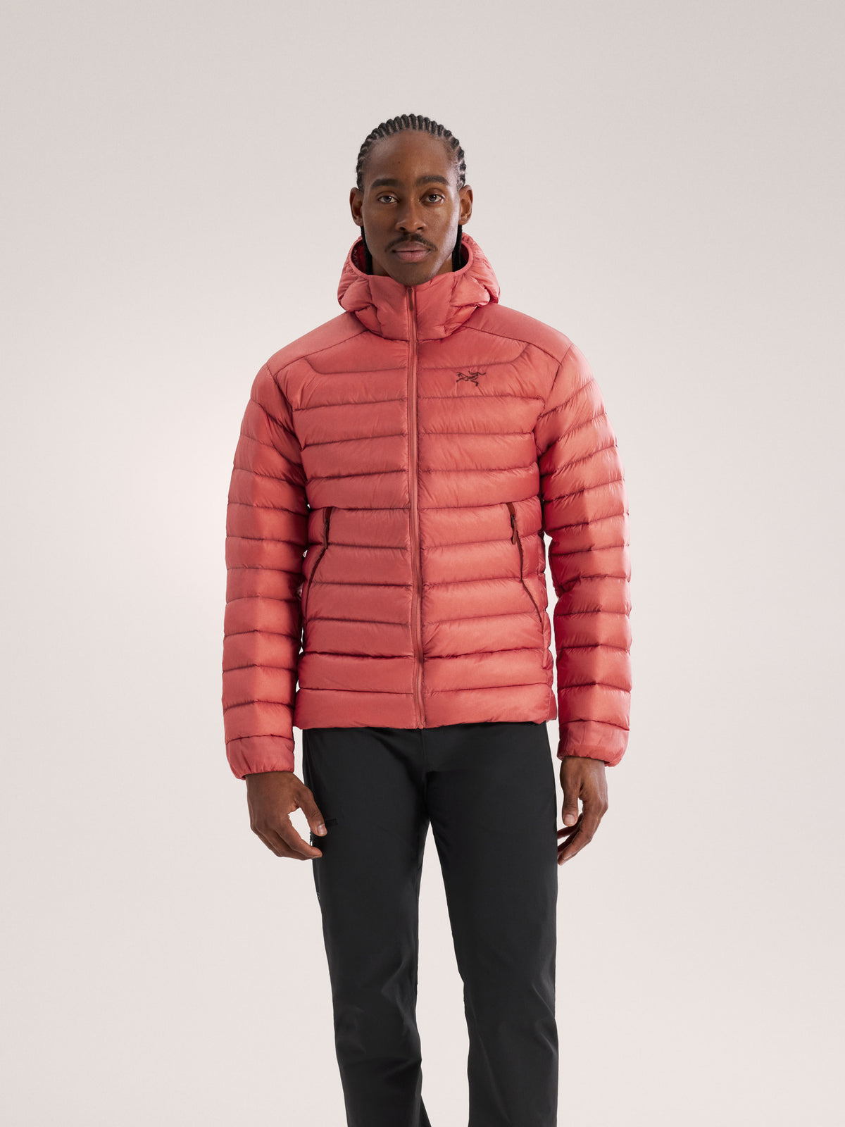 Cerium Hoody Stone Red Front View