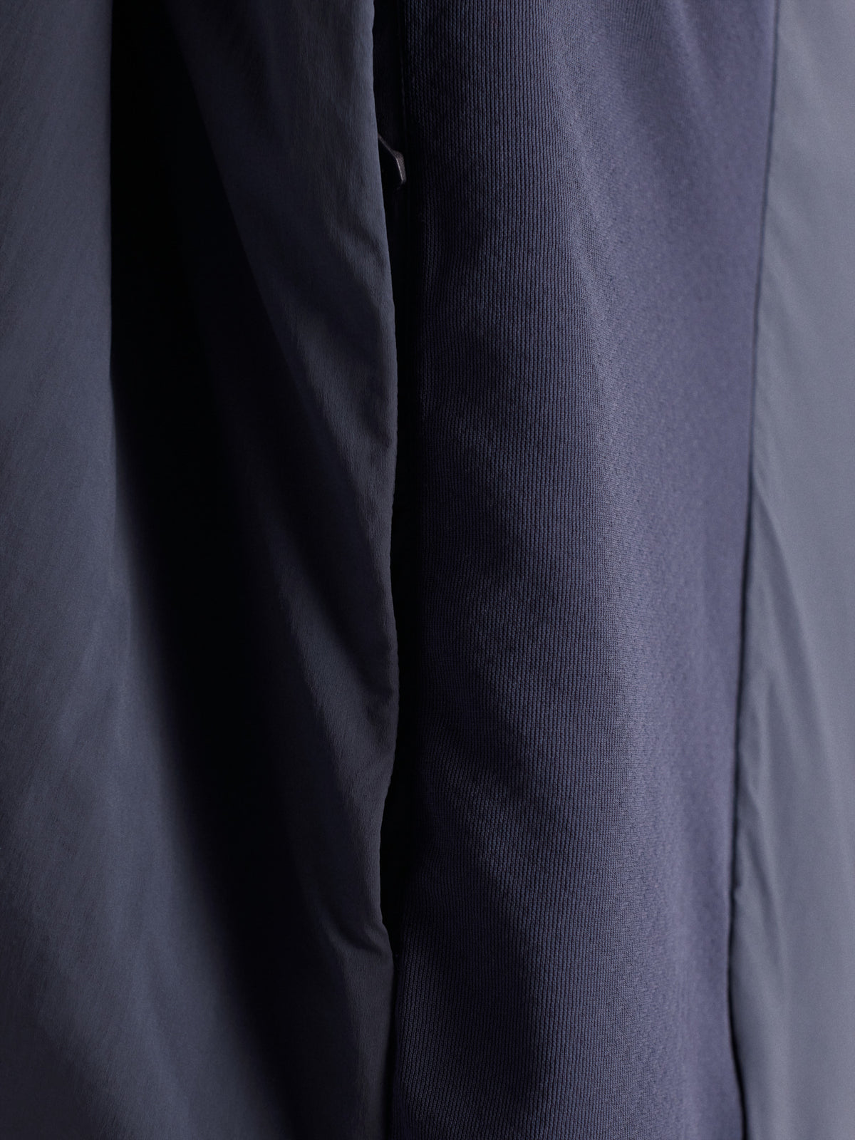 Atom Vest Black Sapphire Fabric Detail