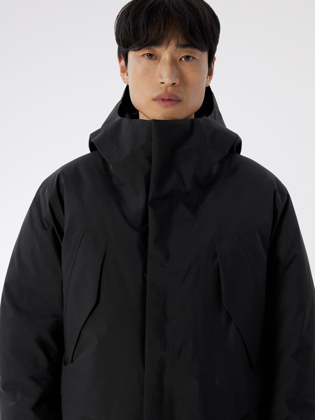 Sorin Down Parka Black Detail 1