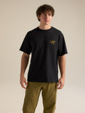 Kragg Cotton Logo Shirt SS 24K Black Front View