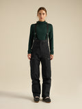 Rush Bib Pant Women's Black Front View