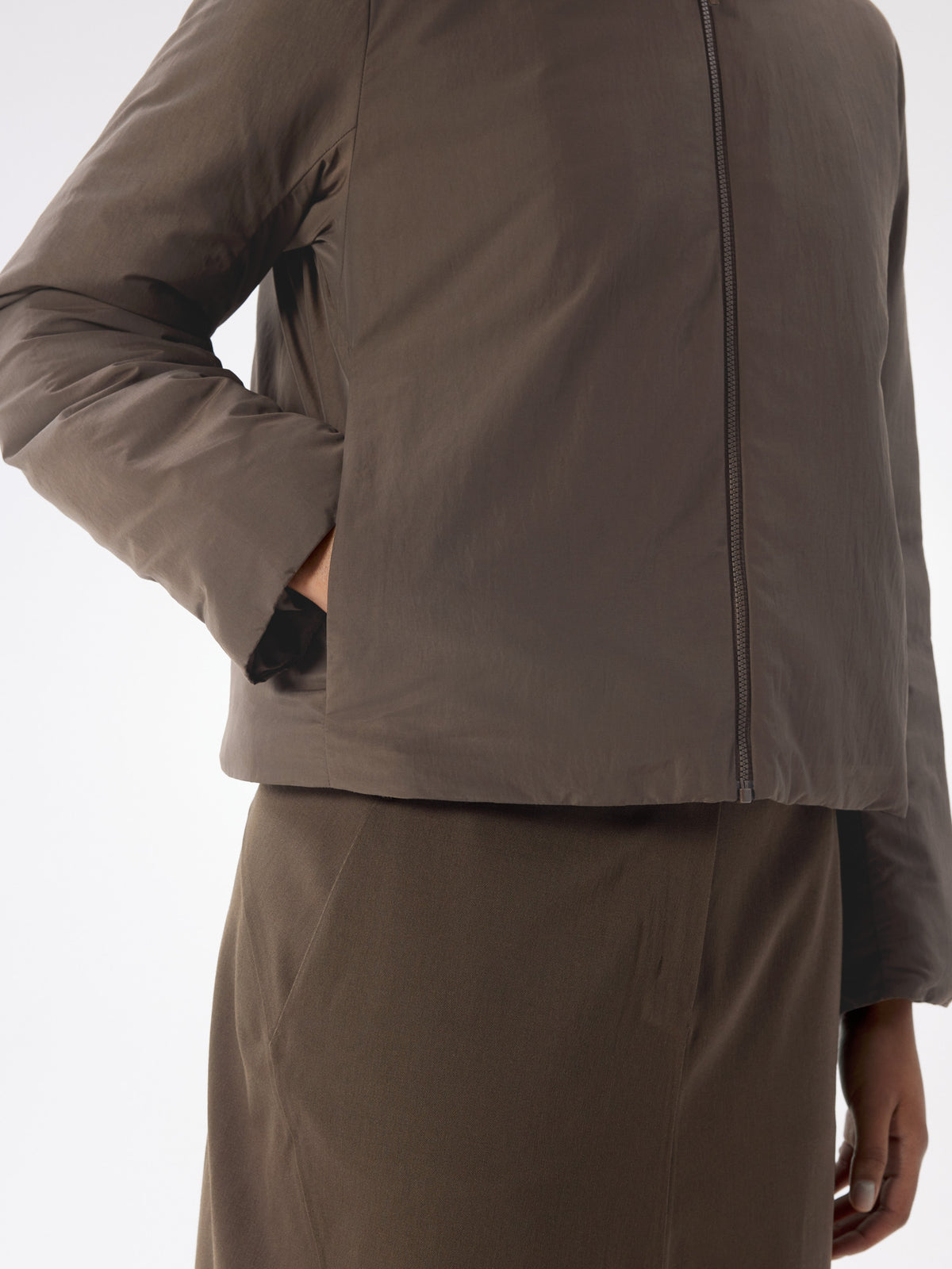 Corva Insulated Jacket Women's Sable Detail 2