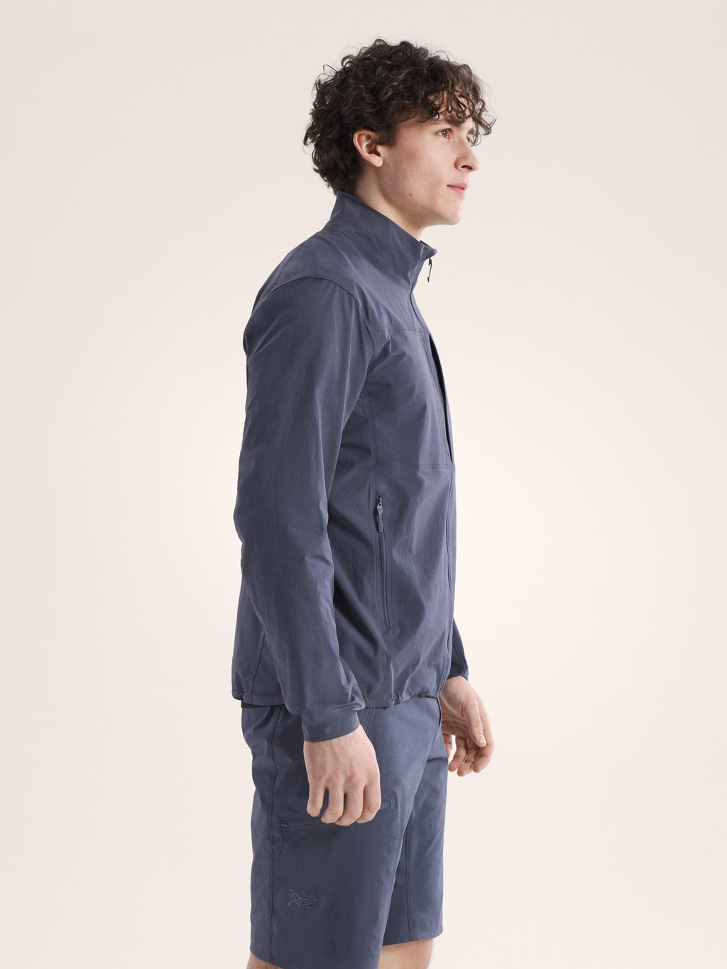Gamma Lightweight Jacket Dk Stratus Side View