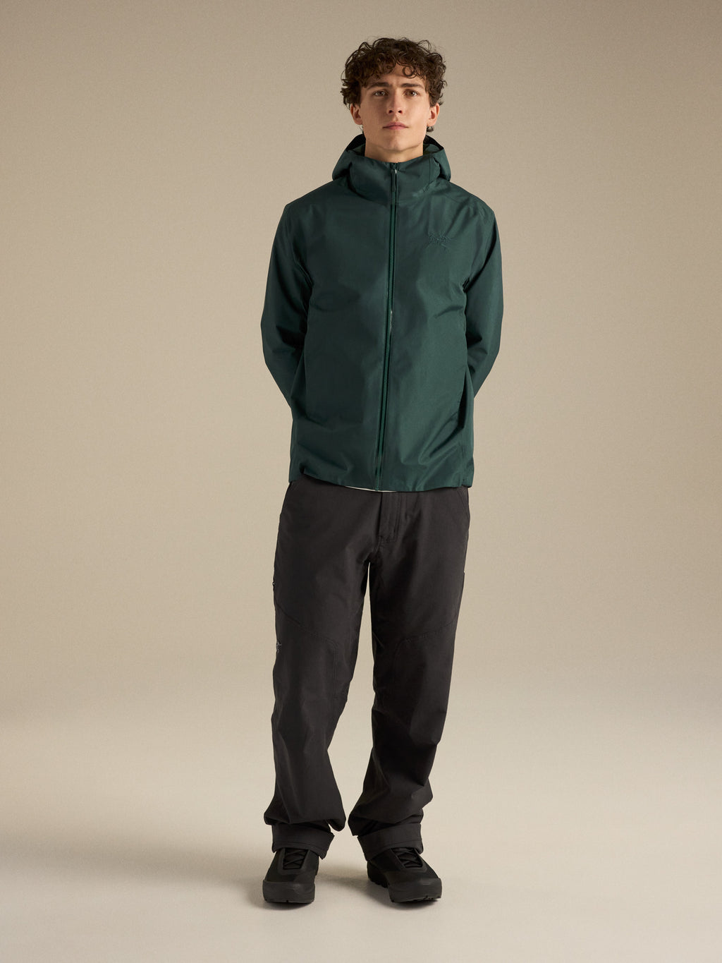 Solano Hoody Dark Jade Full Body