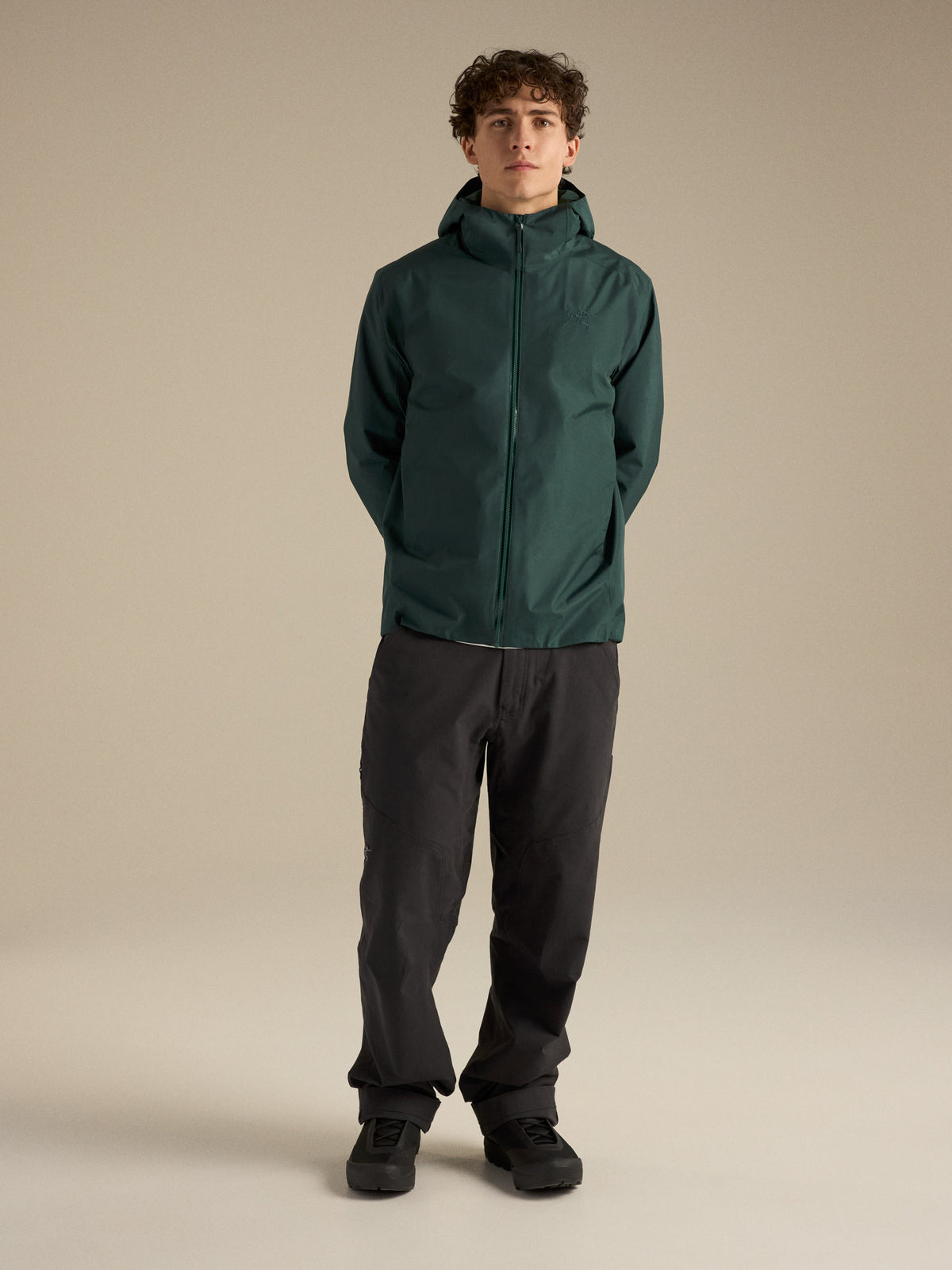 Solano Hoody Dark Jade Full Body