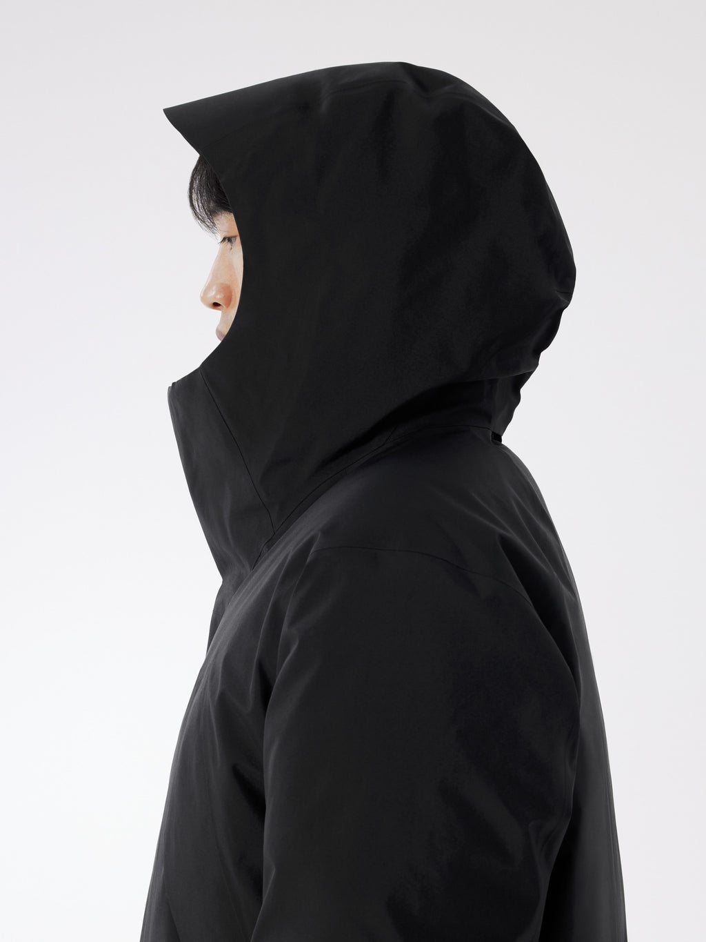 Sorin Down Parka Black Detail 3