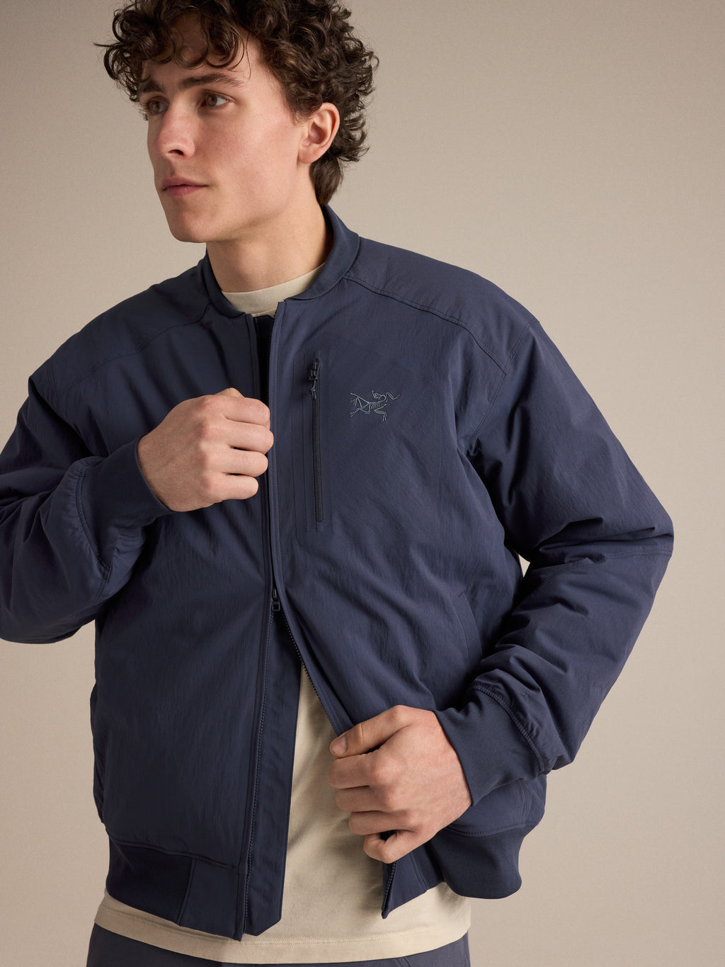 Konseal Insulated Jacket Black Sapphire Fabric Detail