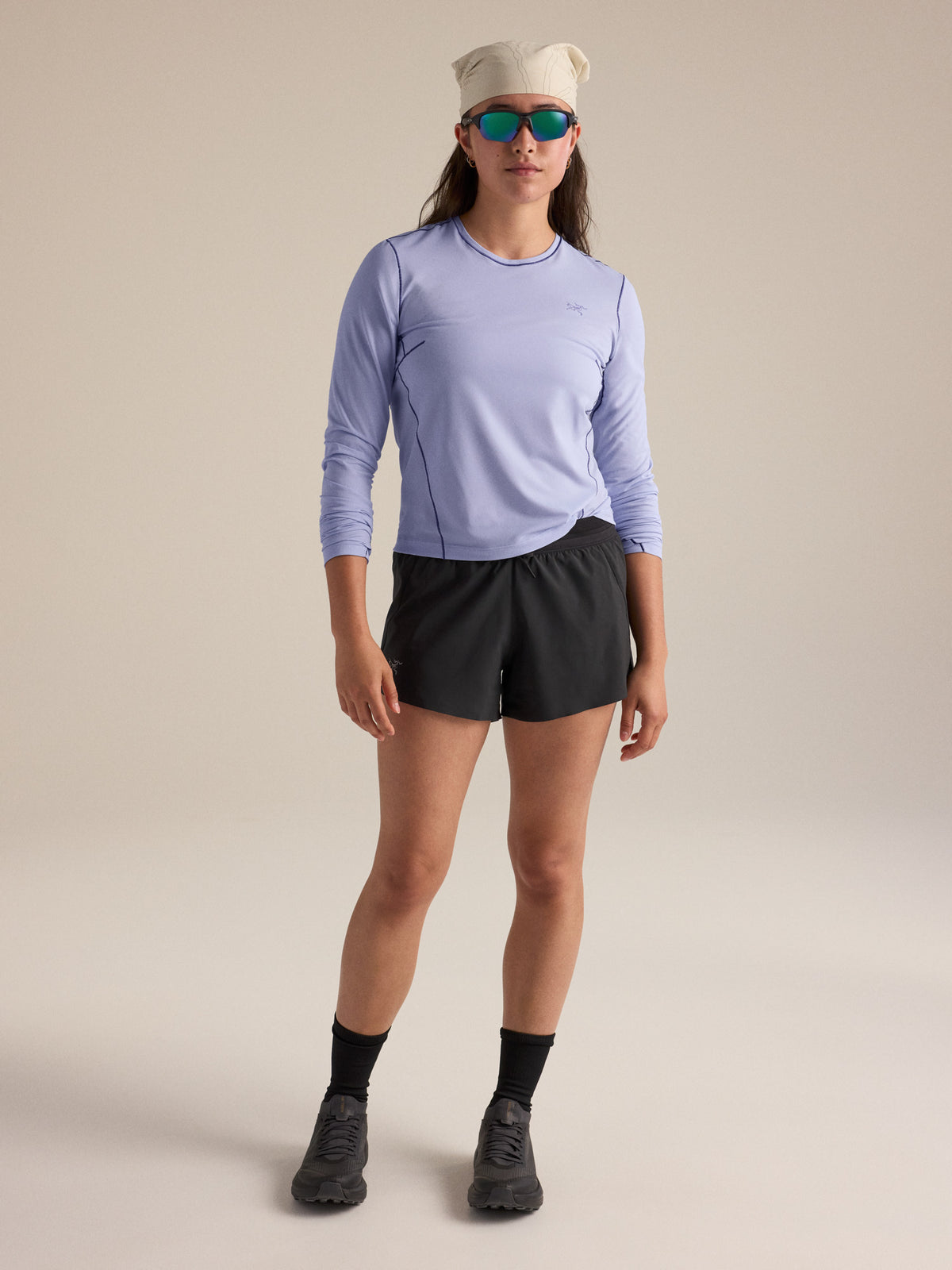 Norvan Crew Shirt LS Women's Kasumi / Blurple Detail 1
