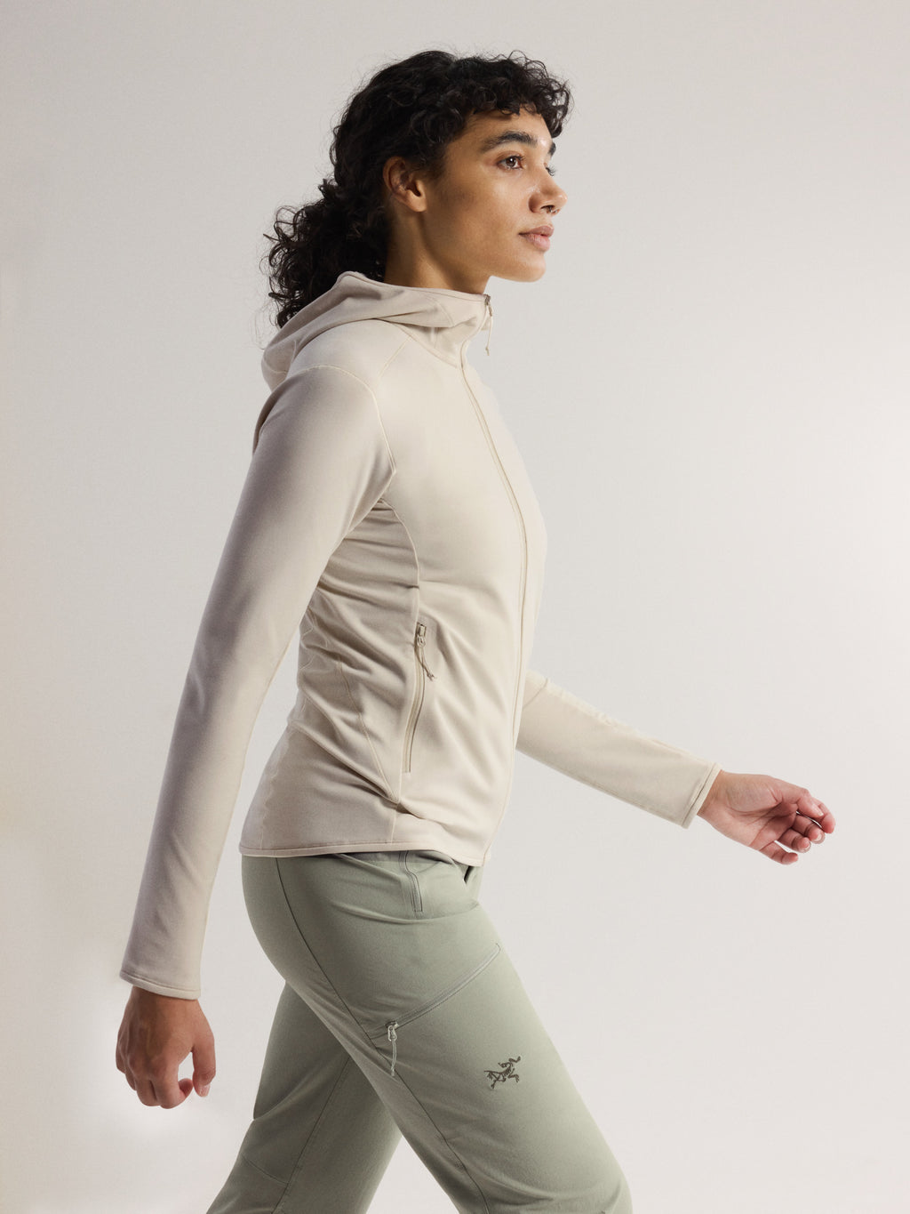 Kyanite LT Hoody Women's Sea Salt Side View
