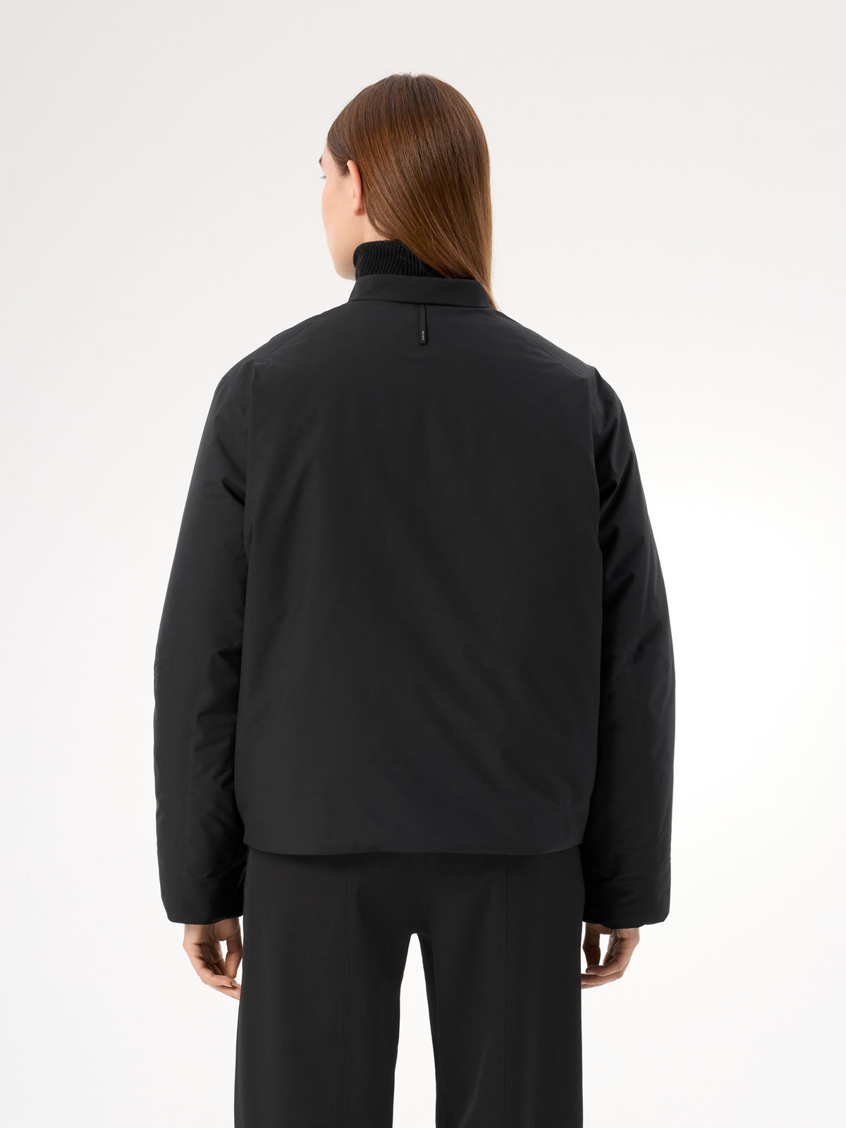 Decca Down Bomber Women's Black Back View