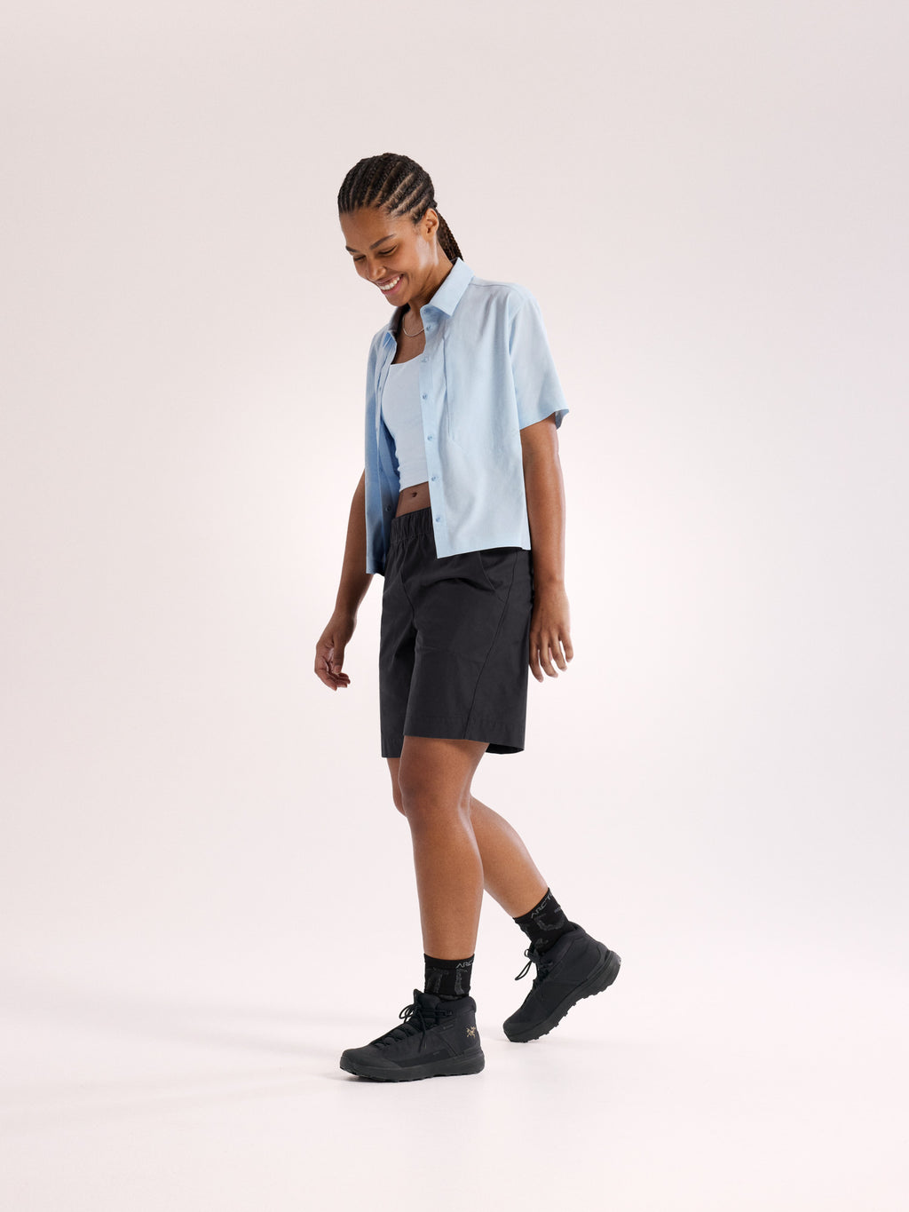 Sima Shirt SS Women's Alpine Blue Full Body