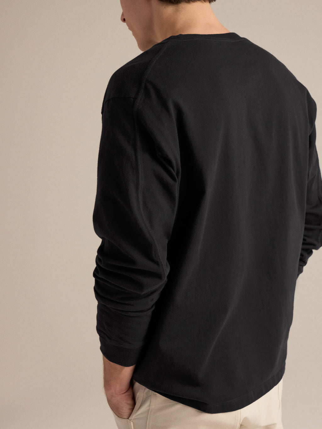 Kragg Cotton Shirt LS 24K Black Fabric Detail