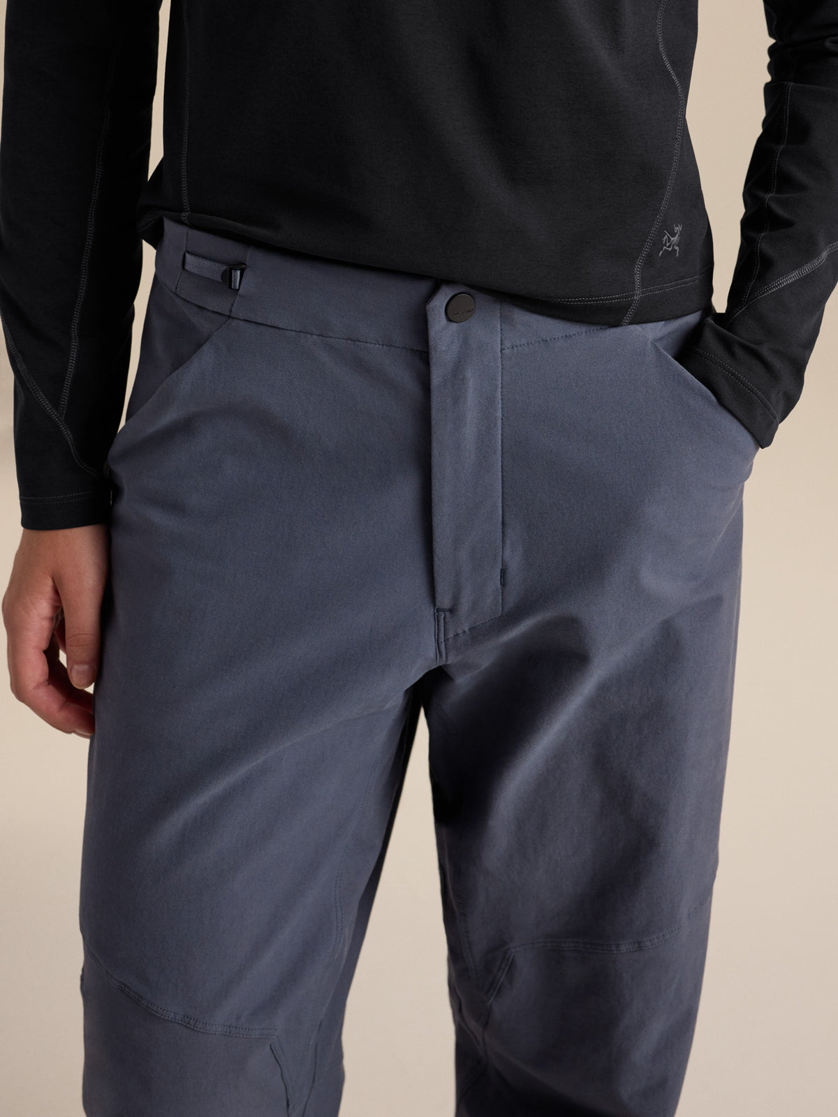 Clarkia Cotton Wide Leg Pant Women's Dk Stratus Waist Detail