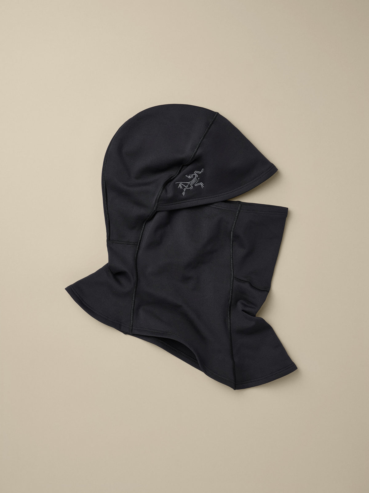 Rho Synthetic Balaclava Black Front