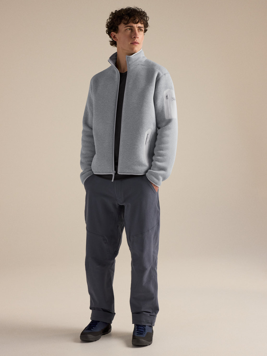 Covert Cardigan Solitude Heather Hover