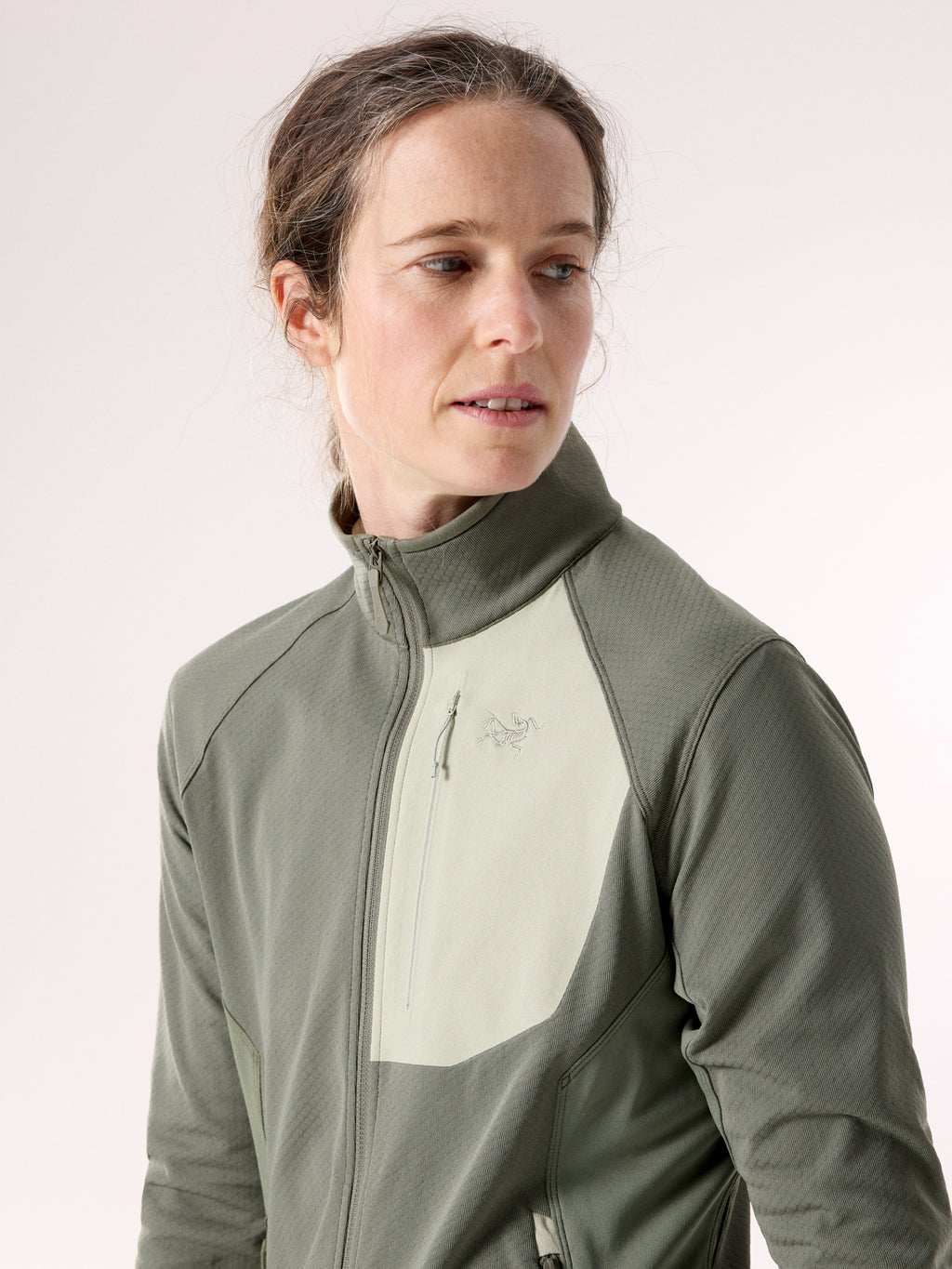 Delta Jacket Women's Forage / Habitat Detail 1