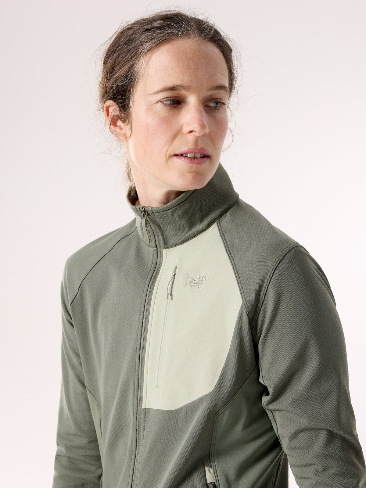 Delta Jacket Women's Forage / Habitat Detail 1