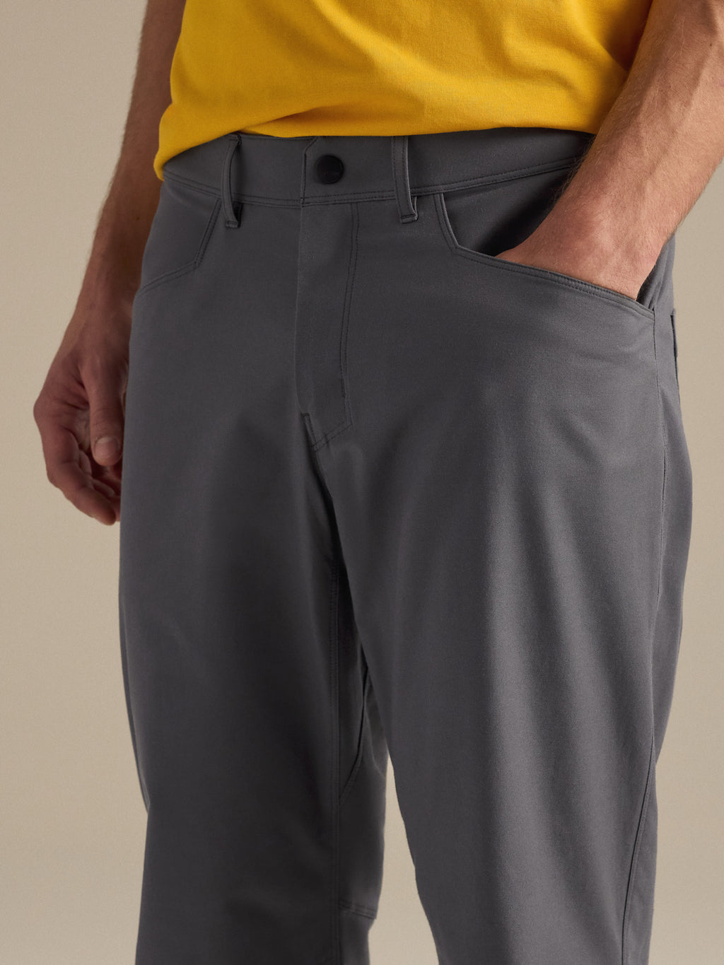 Kragg Cotton Pant Cloud Waist Detail