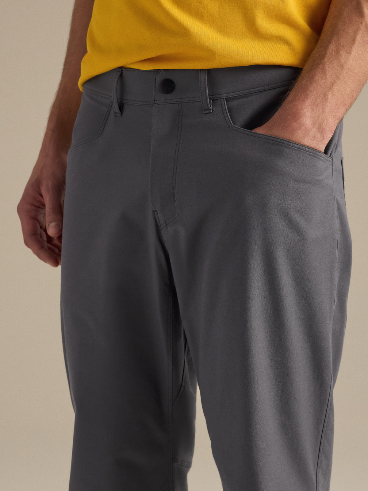 Kragg Cotton Pant Cloud Waist Detail