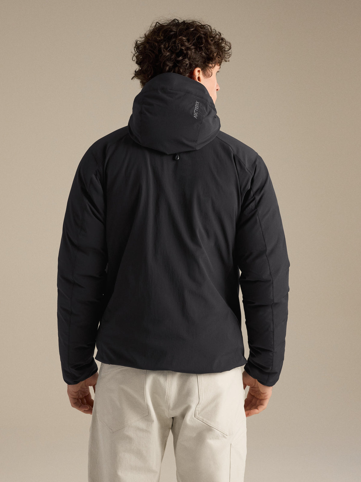 Epsilon Down Hoody Black Back View