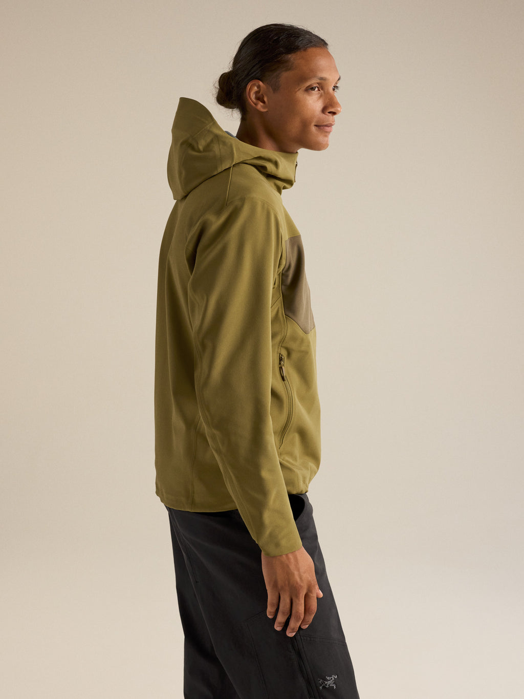Gamma MX Hoody Bracken / Mongoose Side View