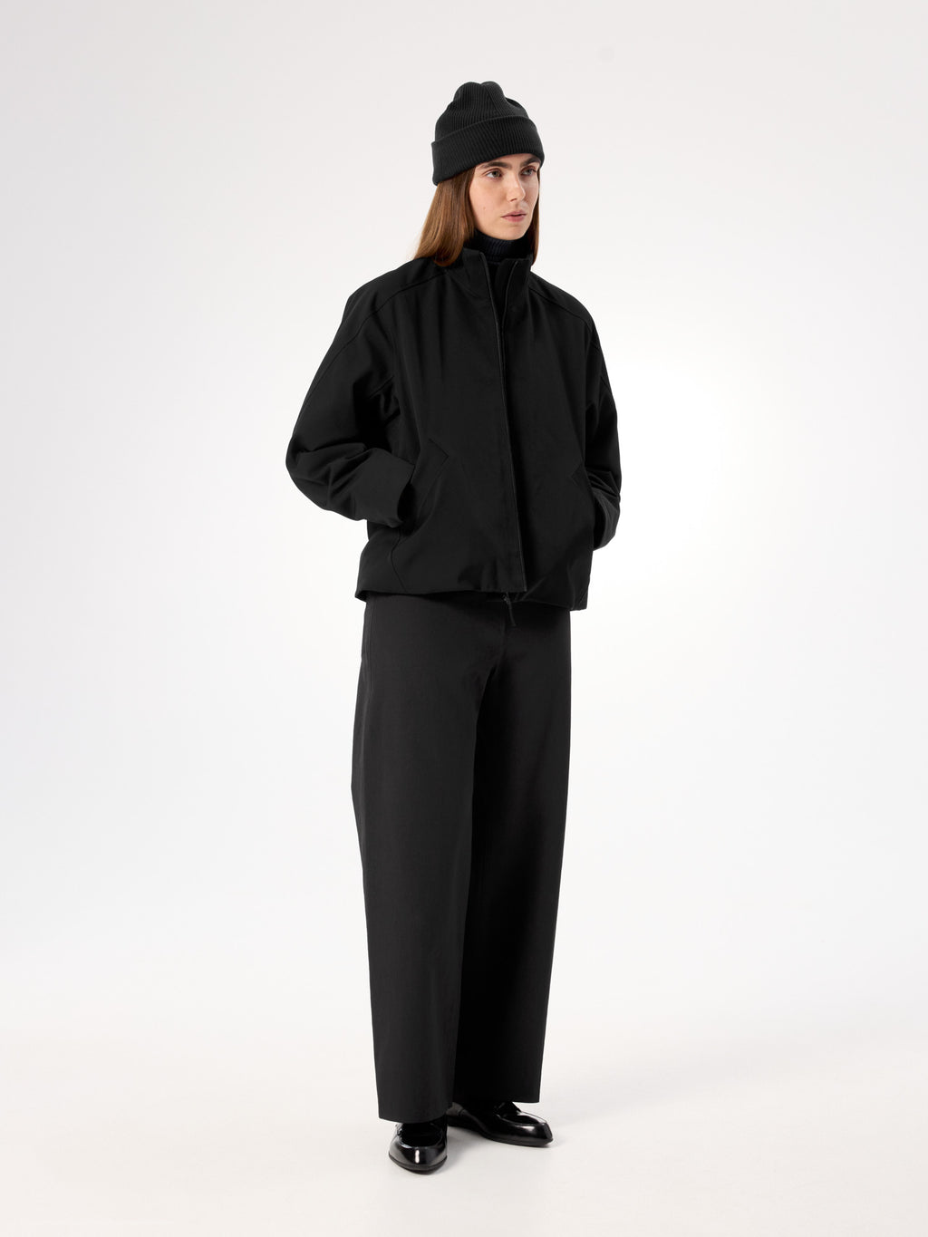 Conic Wool Toque Black Full Body