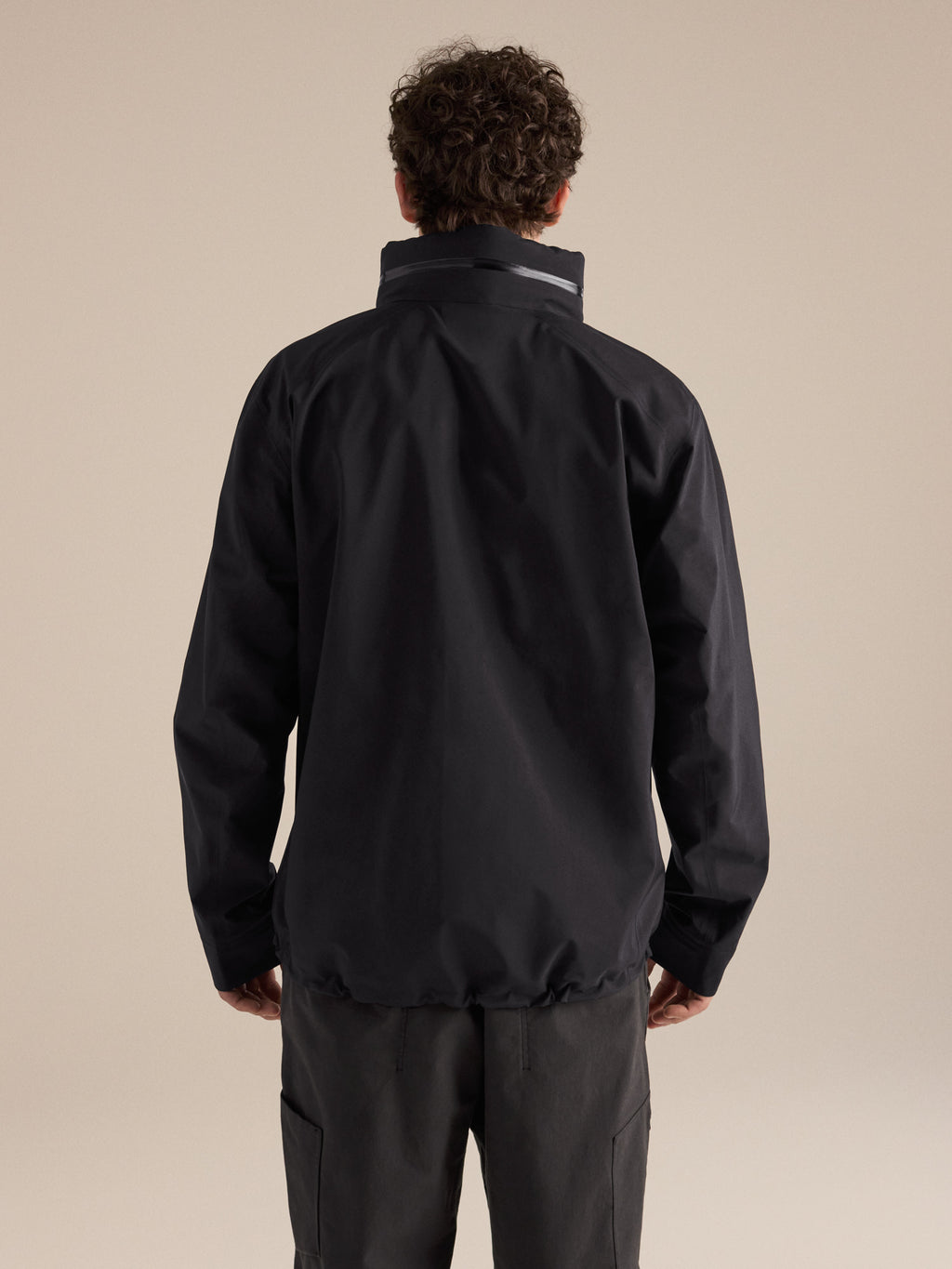 Therme Jacket Black Back View